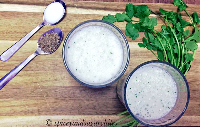 Masala Chaas/Indian Spiced Buttermilk